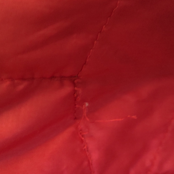 REI Men's XL Two Toned Red Hooded Primaloft Pertex Quantum GCO Jacket - Picture 5 of 10